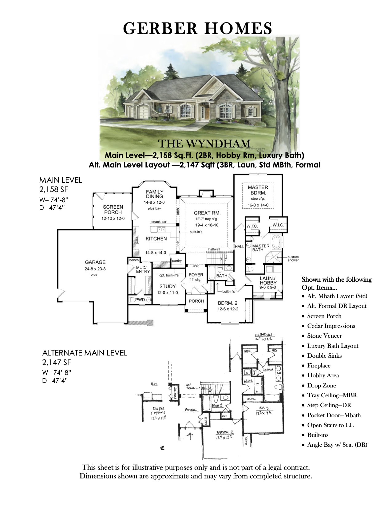 Our Floor Plans Gerber Homes
